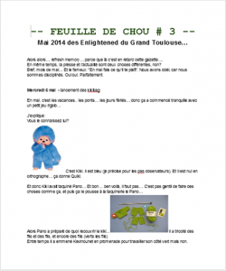 Feuille de Chou 3